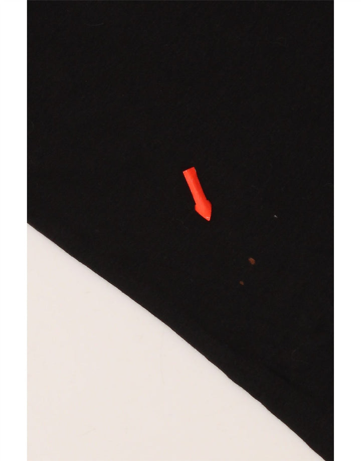 Zara Womens Top 3/4 Sleeve UK 8 Small Black