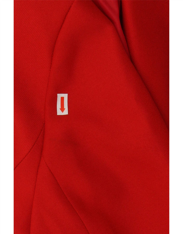BHS Womens 2 Button Blazer Jacket UK 16 Large Red Polyester