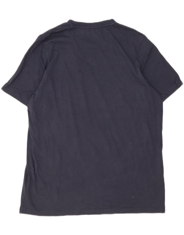 Adidas Mens Graphic T-Shirt Top XL Navy Blue Cotton