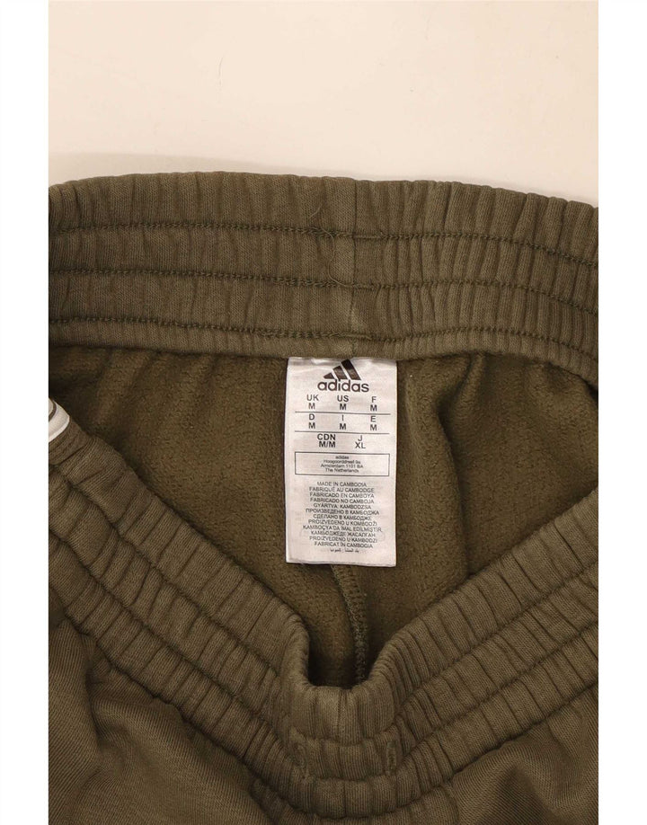 Adidas Mens Tracksuit Trousers Joggers Medium Khaki Cotton