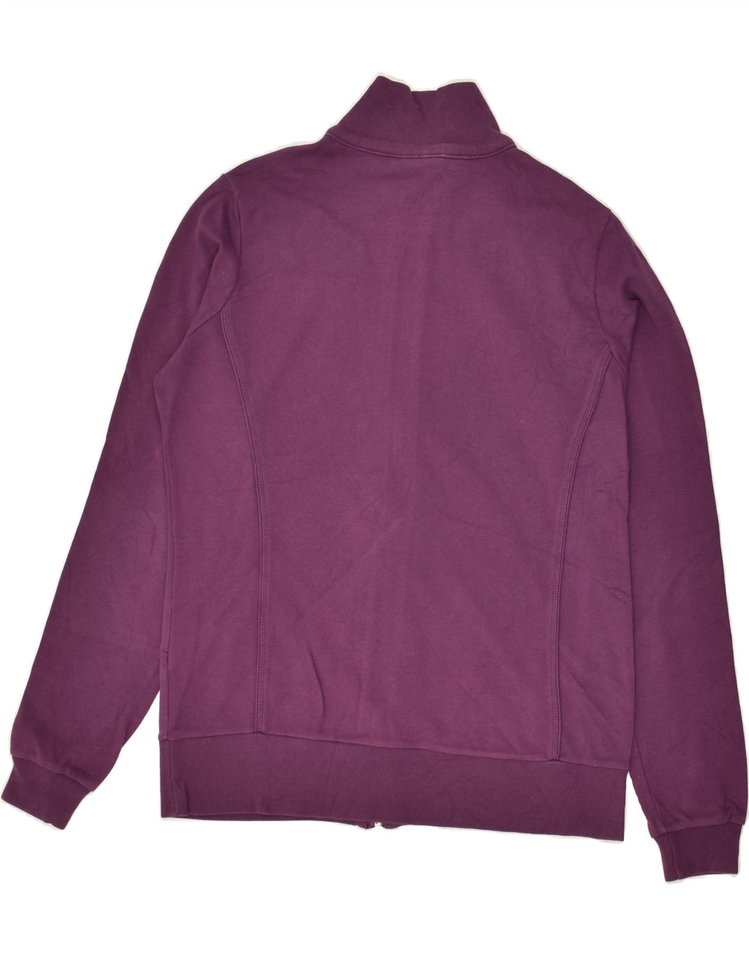 CHAMPION Womens Easy Fit Tracksuit Top Jacket UK 14 Medium Purple Cotton Vintage Champion and Second-Hand Champion from Messina Hembry 