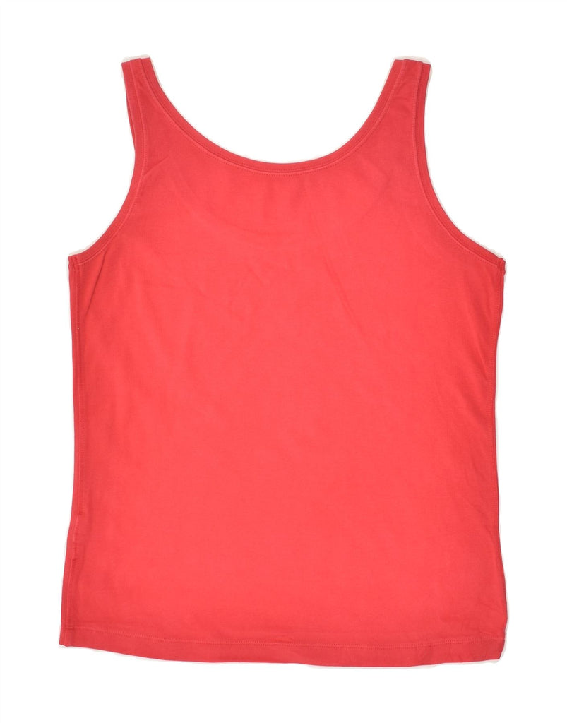 CHAMPION Womens Slim Crop Graphic Vest Top UK 18 XL Red Cotton | Vintage Champion | Thrift | Second-Hand Champion | Used Clothing | Messina Hembry 