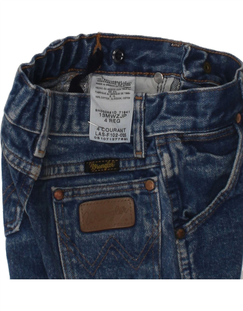 WRANGLER Boys Straight Jeans 3-4 Years W20 L17 Navy Blue | Vintage Wrangler | Thrift | Second-Hand Wrangler | Used Clothing | Messina Hembry 