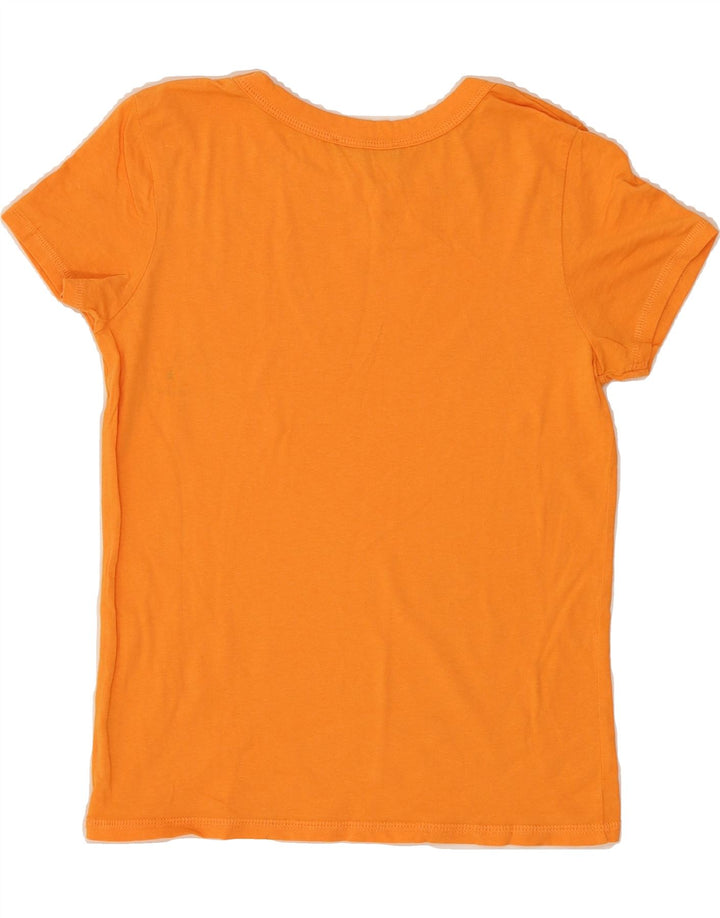 ZARA Womens T-Shirt Top UK 12 Medium Orange Vintage Zara and Second-Hand Zara from Messina Hembry 