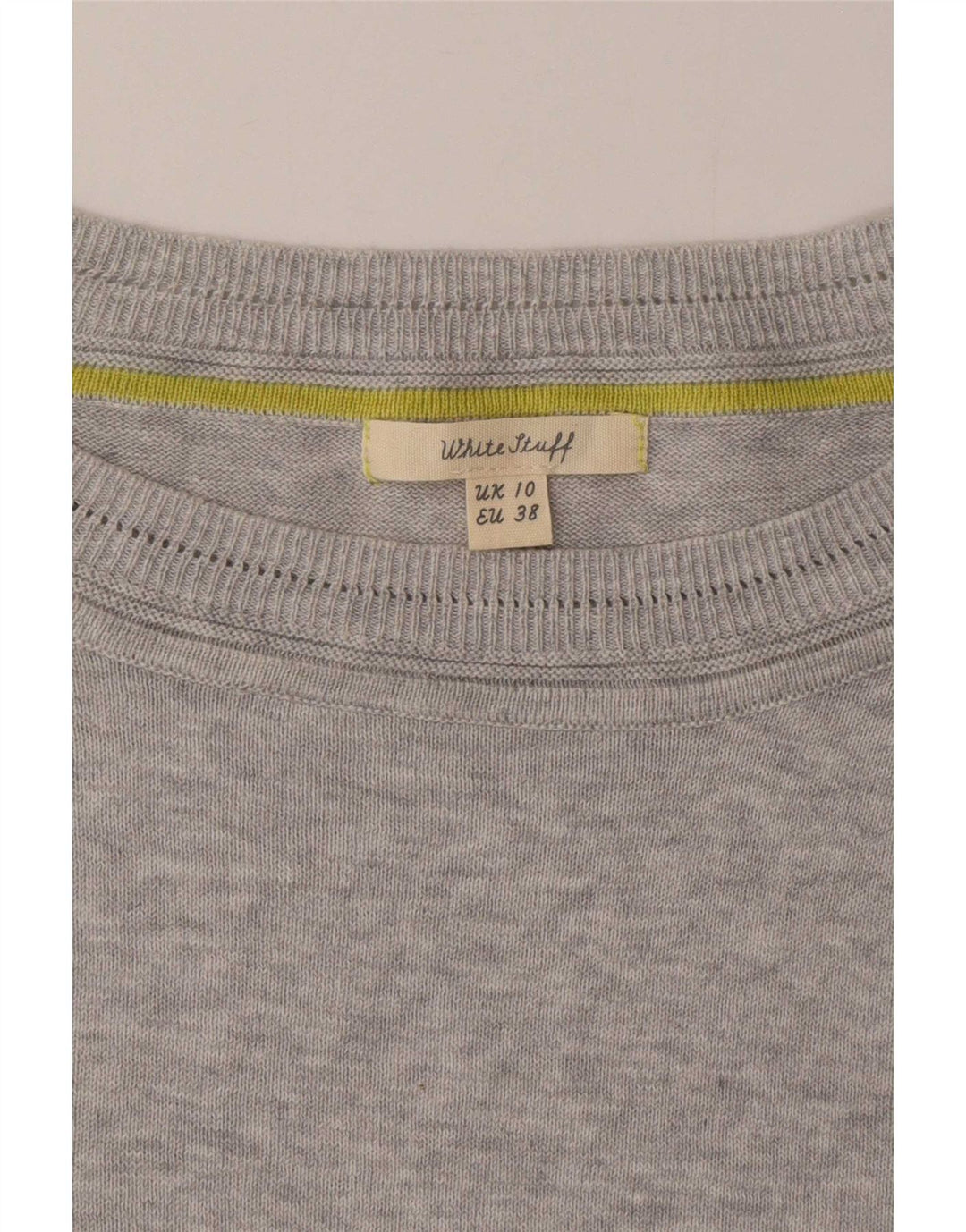 White Stuff Womens Blouse Top UK 10 Small Grey