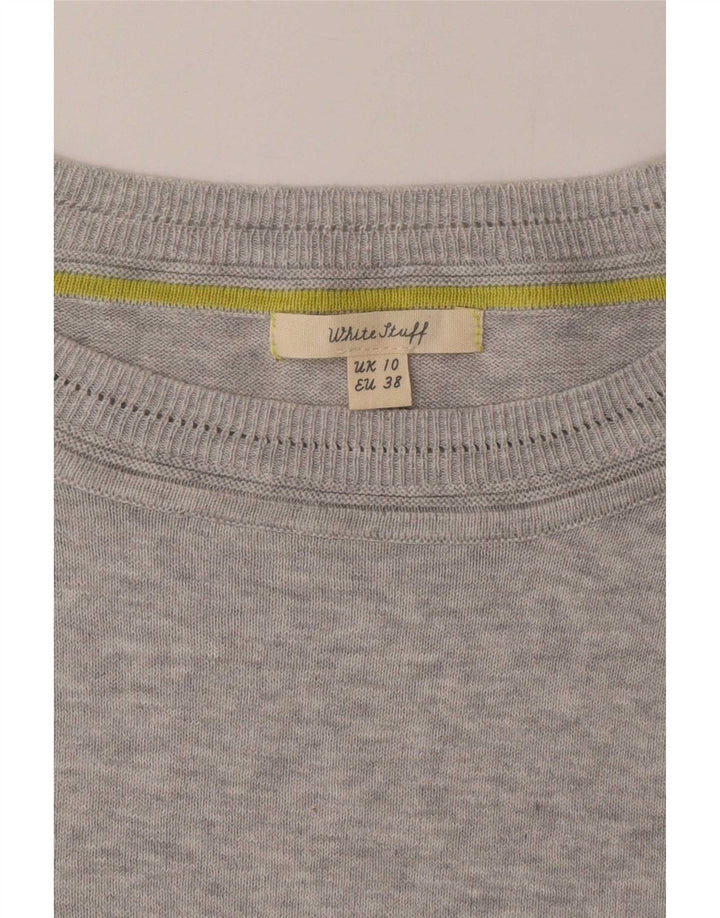 White Stuff Womens Blouse Top UK 10 Small Grey