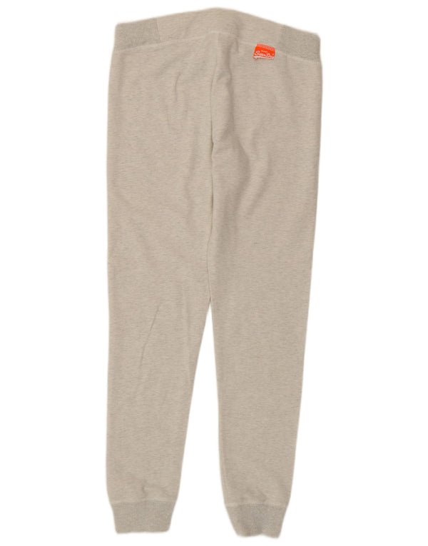 Superdry Womens Skinny Fit Tracksuit Trousers Joggers UK 14 Medium Grey
