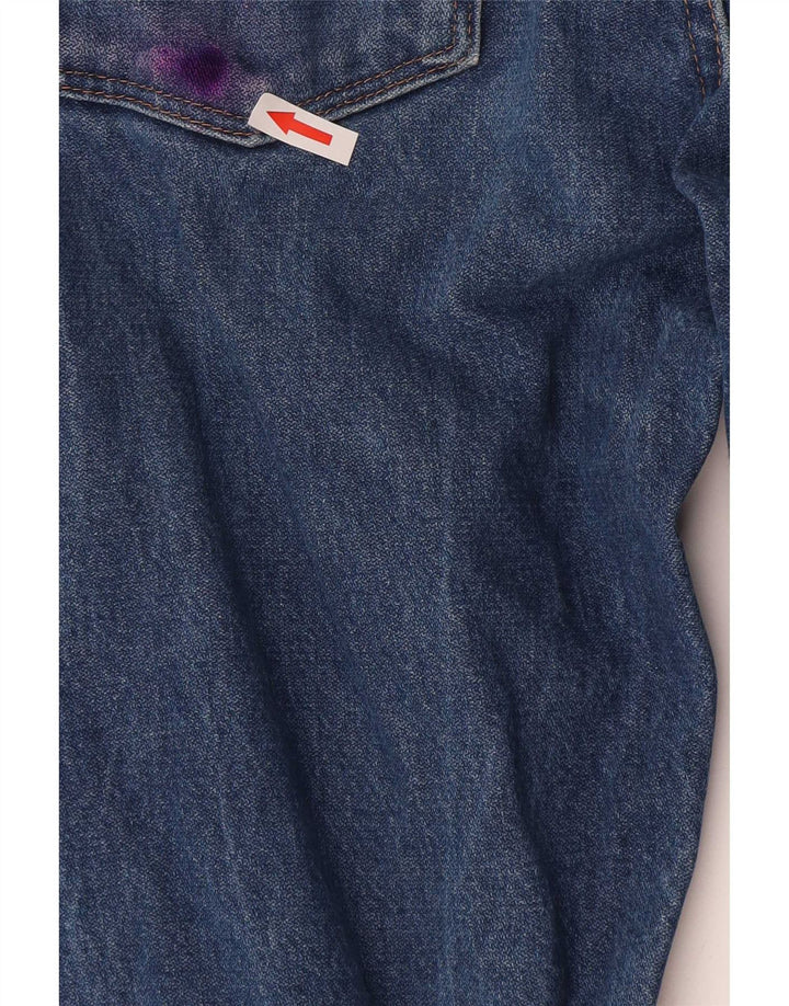 Wrangler Womens Straight Jeans US 5 Small W26 L30 Blue Cotton
