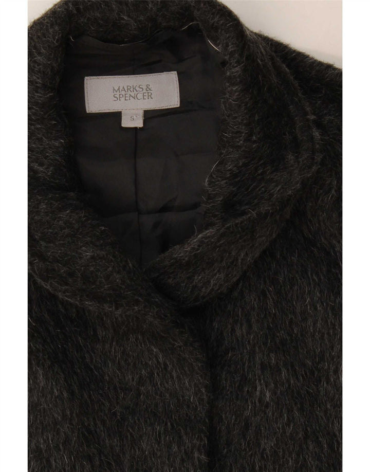 Marks & Spencer Womens Cape Coat UK 10 Small Grey