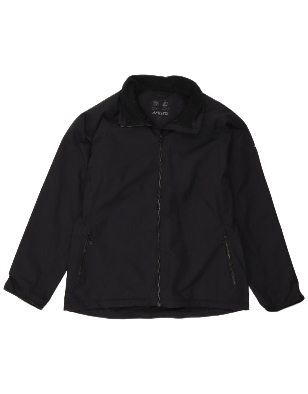 Musto Womens Rain Jacket UK 16 large Black Polyamide