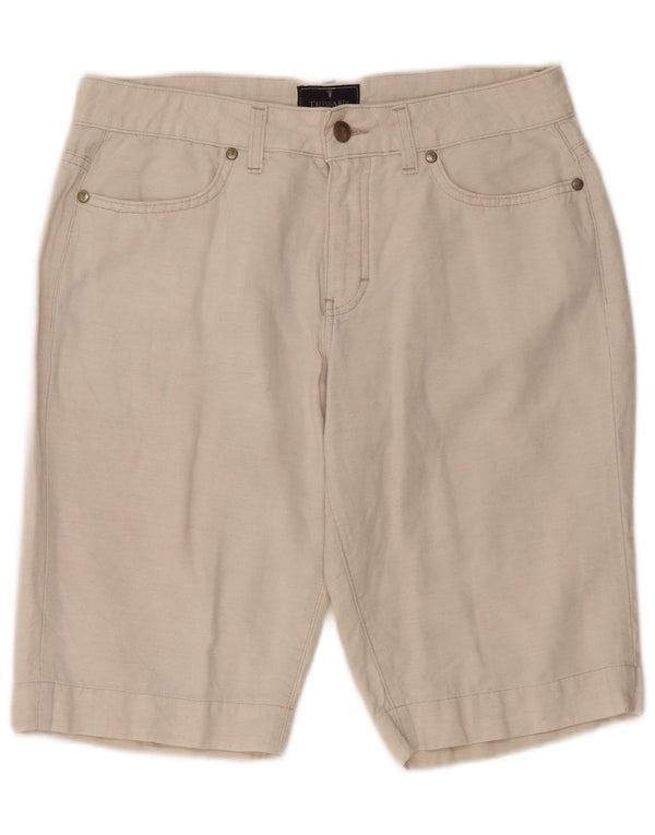 TRUSSARDI Womens Casual Shorts W30 Medium Beige