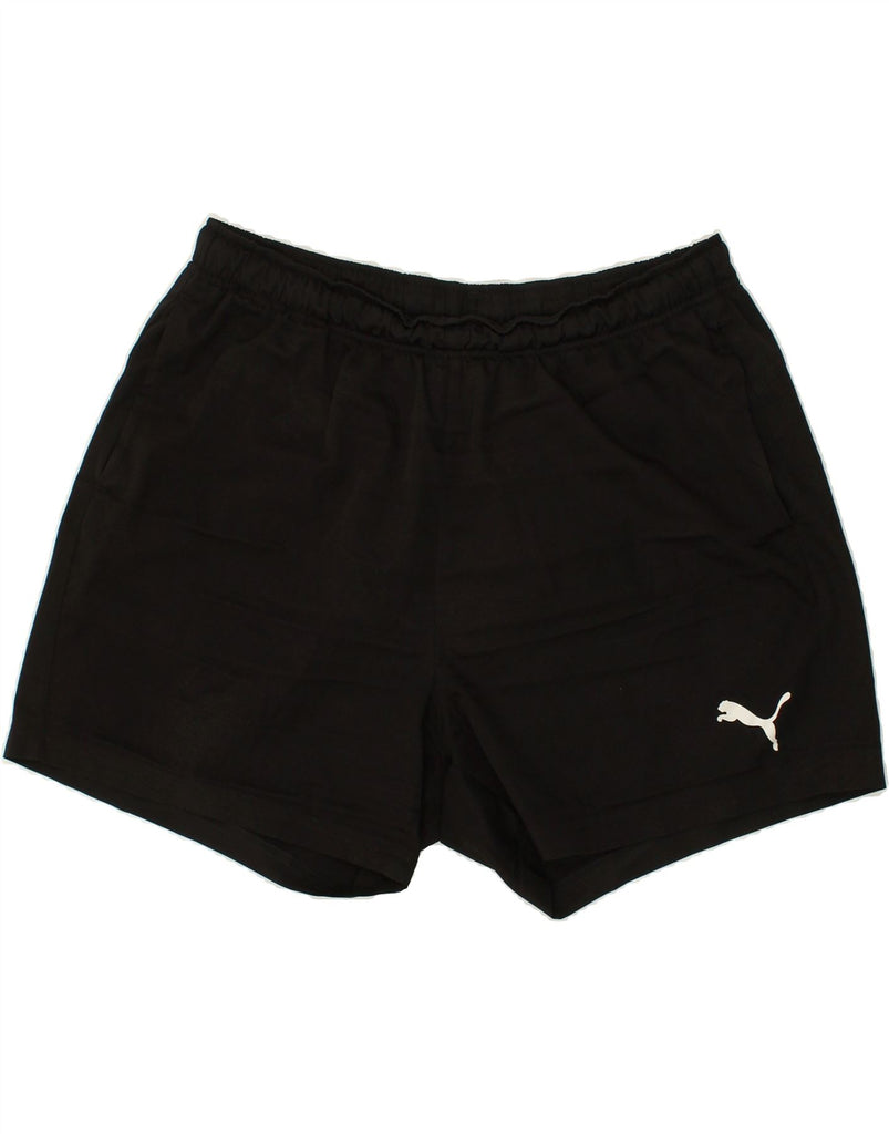 PUMA Mens Sport Shorts XL Black Polyester | Vintage Puma | Thrift | Second-Hand Puma | Used Clothing | Messina Hembry 