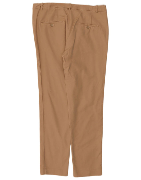 Zara Womens Slim Chino Trousers EU 38 Small W28 L26 Beige Cotton