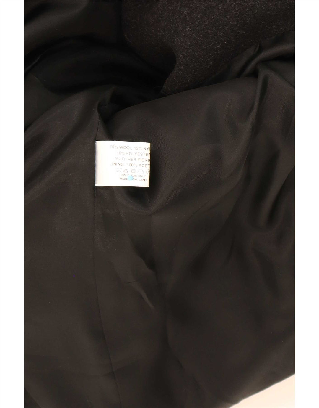 Helene Berman Womens Blarney Overcoat UK 12 Medium Black Wool