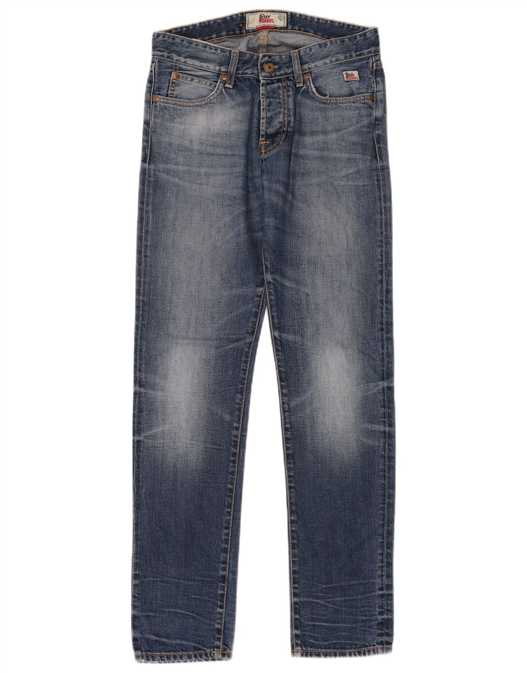 ROY ROGERS Womens Straight Jeans W30 L32 Blue Cotton