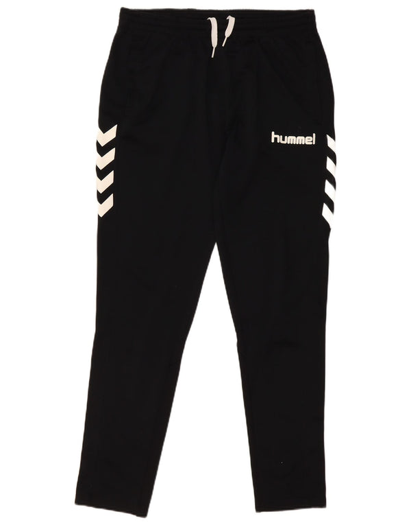 HUMMEL Mens Graphic Tracksuit Trousers Small  Black Polyester