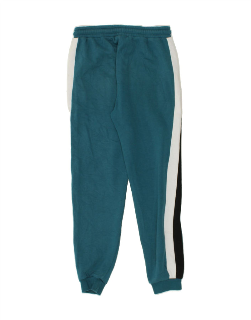 MCKENZIE Boys Tracksuit Trousers Joggers 13-14 Years Turquoise Colourblock | Vintage Mckenzie | Thrift | Second-Hand Mckenzie | Used Clothing | Messina Hembry 