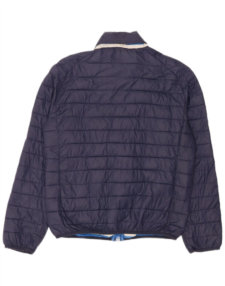 Invicta Womens Hooded Padded Jacket UK 18 XL Navy Blue Nylon