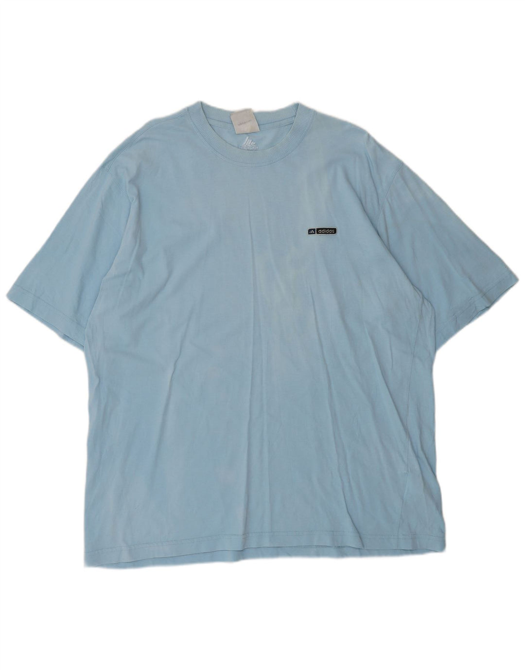 ADIDAS Mens T-Shirt Top XL Blue Cotton