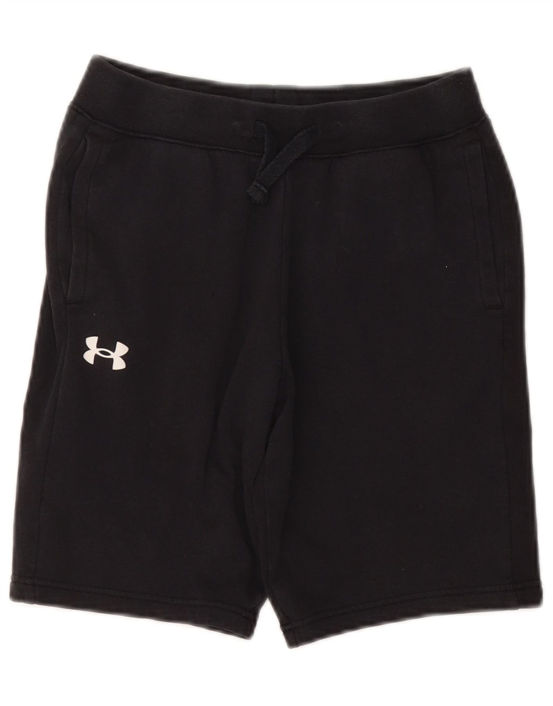 UNDER ARMOUR Boys Sport Shorts 11-12 Years Large  Black Cotton