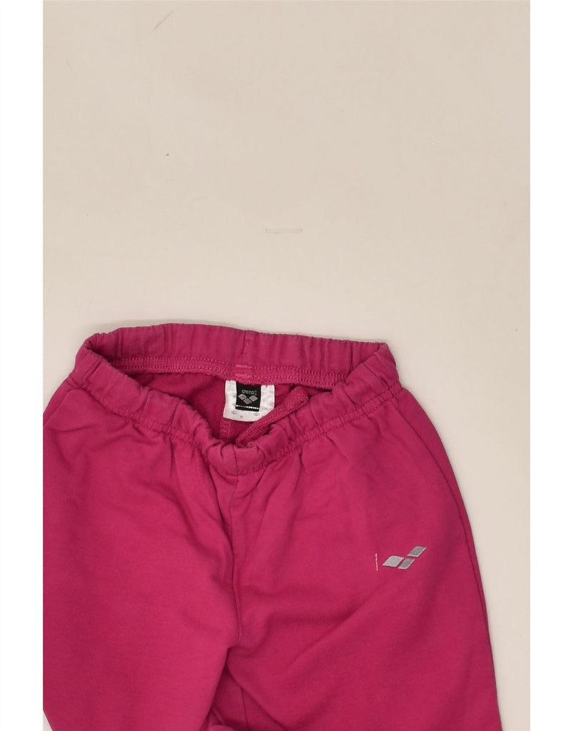 ARENA Girls Tracksuit Trousers Joggers 8-9 Years Pink Cotton | Vintage Arena | Thrift | Second-Hand Arena | Used Clothing | Messina Hembry 