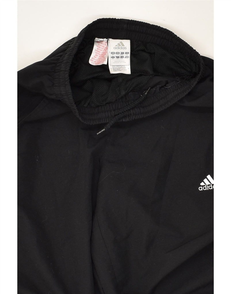 ADIDAS Boys Tracksuit Trousers Joggers 13-14 Years Black Polyester | Vintage Adidas | Thrift | Second-Hand Adidas | Used Clothing | Messina Hembry 