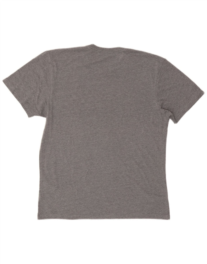 Vans Mens Custom Fit Graphic T-Shirt Top Large Grey Cotton