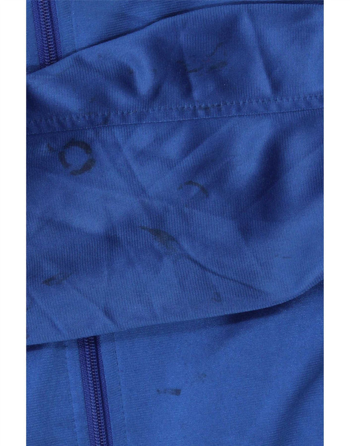 Champion Boys Graphic Tracksuit Top Jacket 15-16 Years Blue Polyester