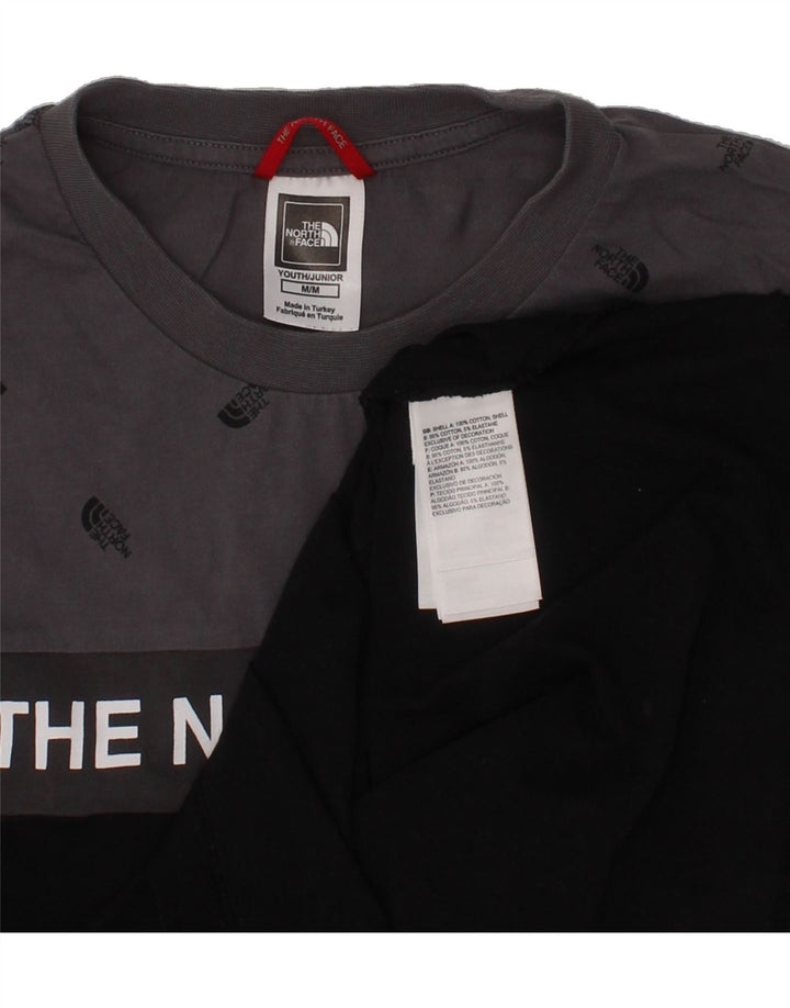 THE NORTH FACE Boys Graphic T-Shirt Top 9-10 Years Medium Black Vintage The North Face and Second-Hand The North Face from Messina Hembry 