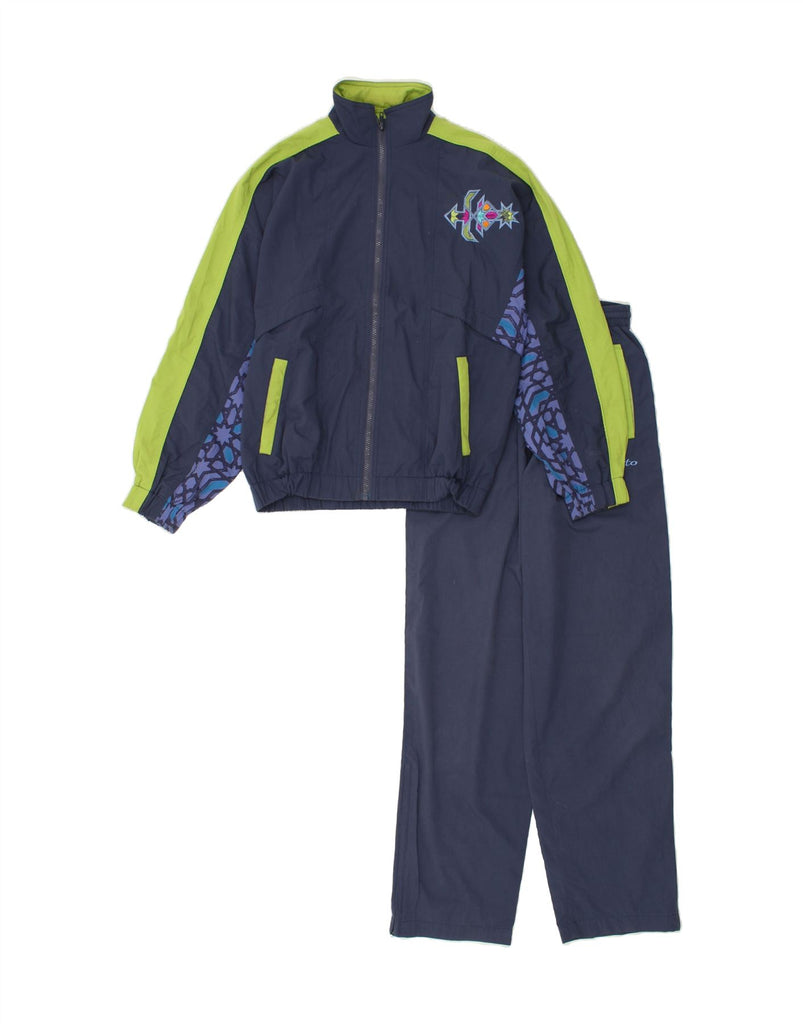 LOTTO Mens Full Tracksuit Small Blue Colourblock Polyester Vintage Lotto and Second-Hand Lotto from Messina Hembry 