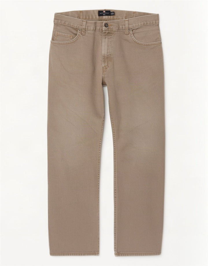 Marks & Spencer Mens Blue Harbour Straight Jeans W36 L29 Grey Cotton