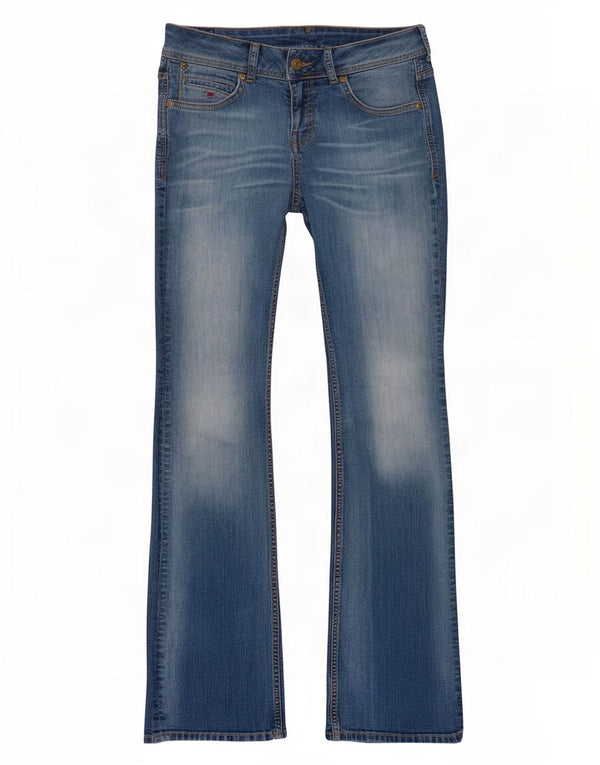 Tommy Hilfiger Womens Bootcut Jeans W32 L33 Blue