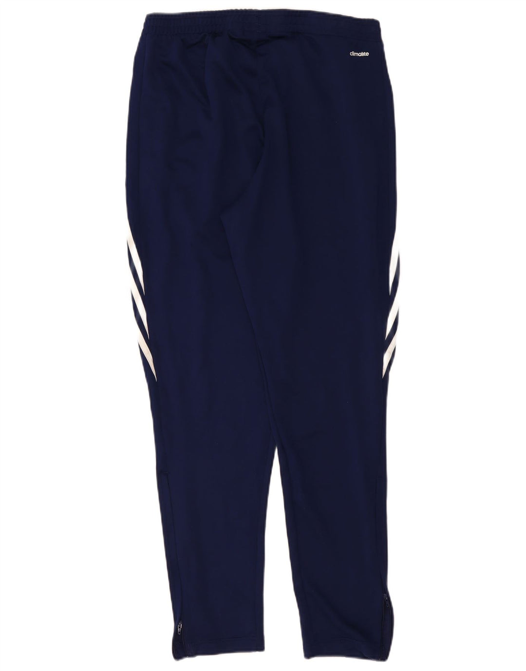 Adidas Mens Climalite Tracksuit Trousers Large Navy Blue Polyester
