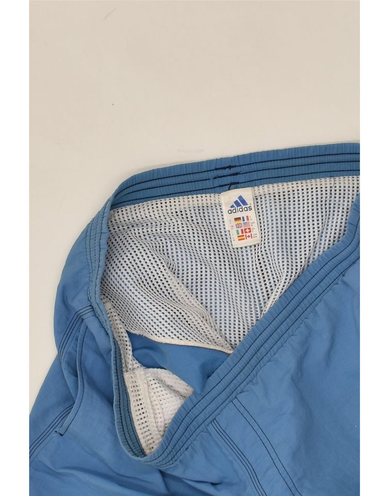 ADIDAS Mens Swimming Shorts Medium Blue Polyamide | Vintage Adidas | Thrift | Second-Hand Adidas | Used Clothing | Messina Hembry 