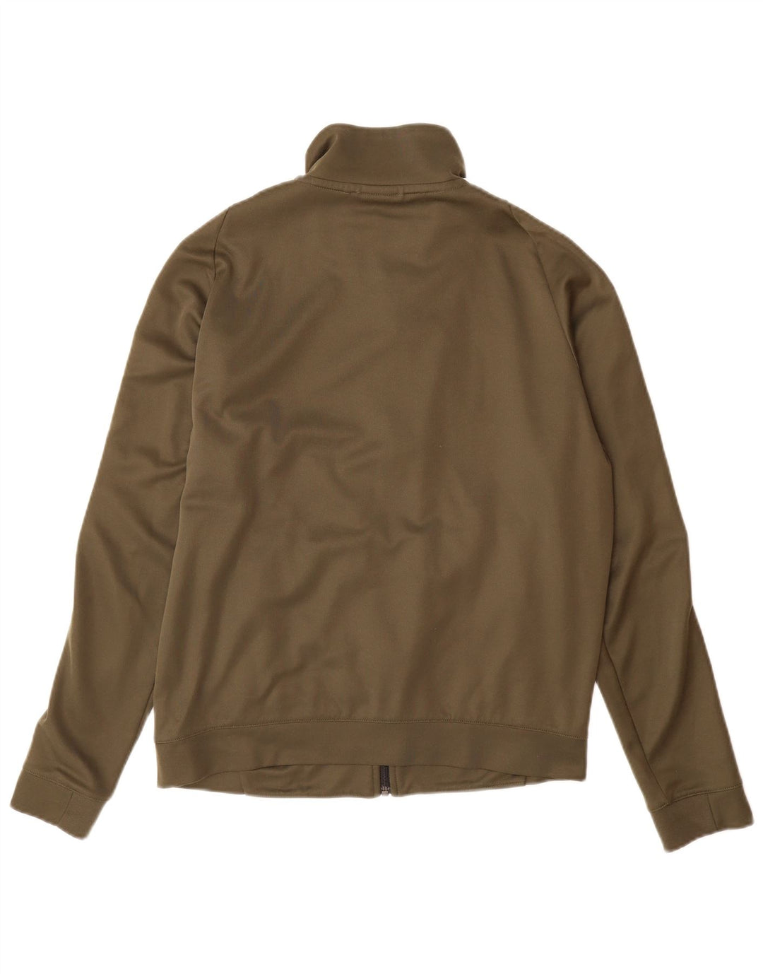 NIKE Mens Tracksuit Top Jacket Medium Khaki Colourblock Cotton
