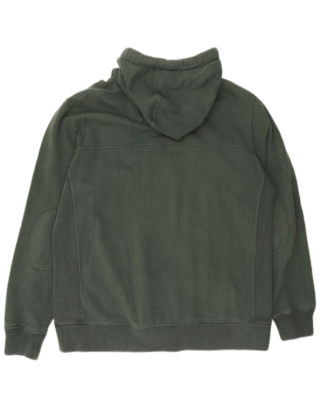 FAT FACE Mens Zip Hoodie Sweater 2XL Green Cotton