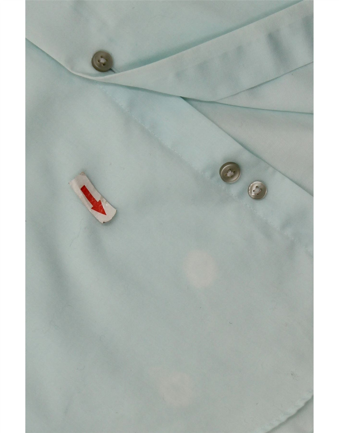 Calvin Klein Mens Slim Fit Shirt Size 16 Large Blue Cotton