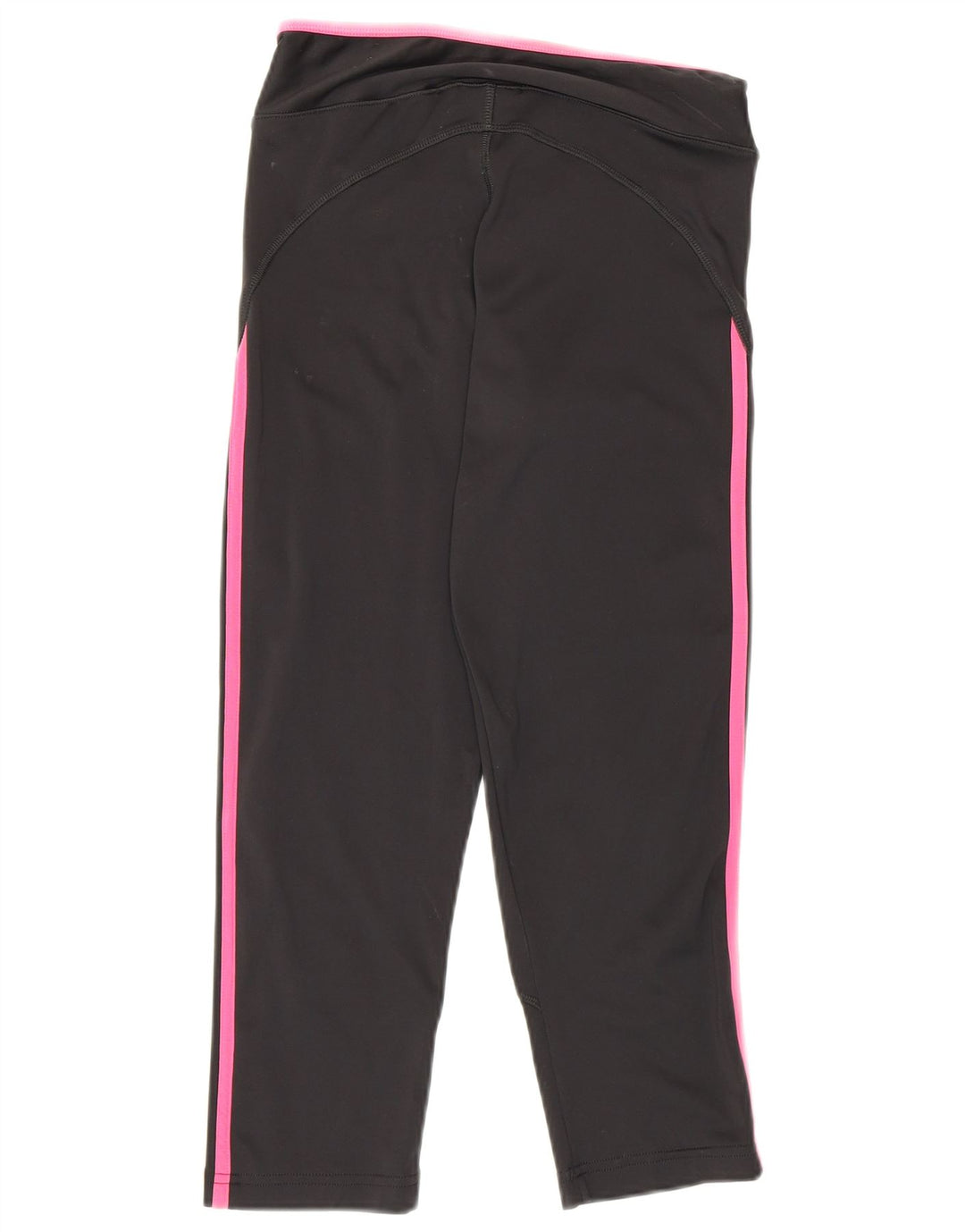 Adidas Womens Climalite Capri Leggings UK 8 Small Black Polyester