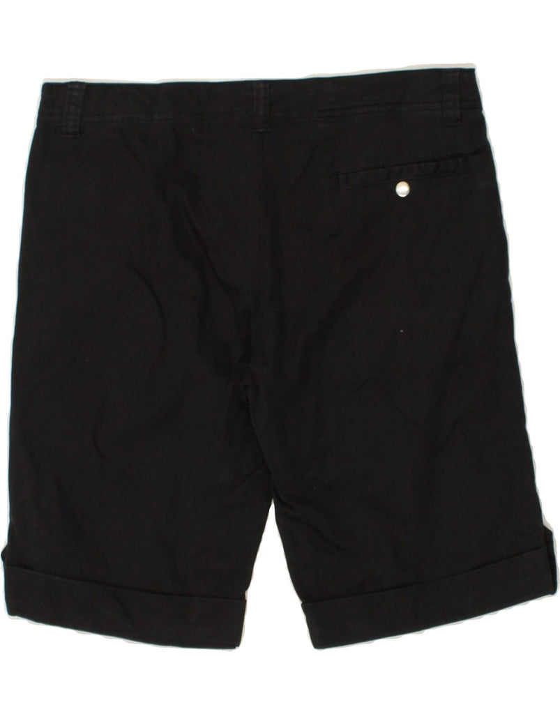 ASICS Womens Chino Shorts Small W28  Black Cotton | Vintage Asics | Thrift | Second-Hand Asics | Used Clothing | Messina Hembry 