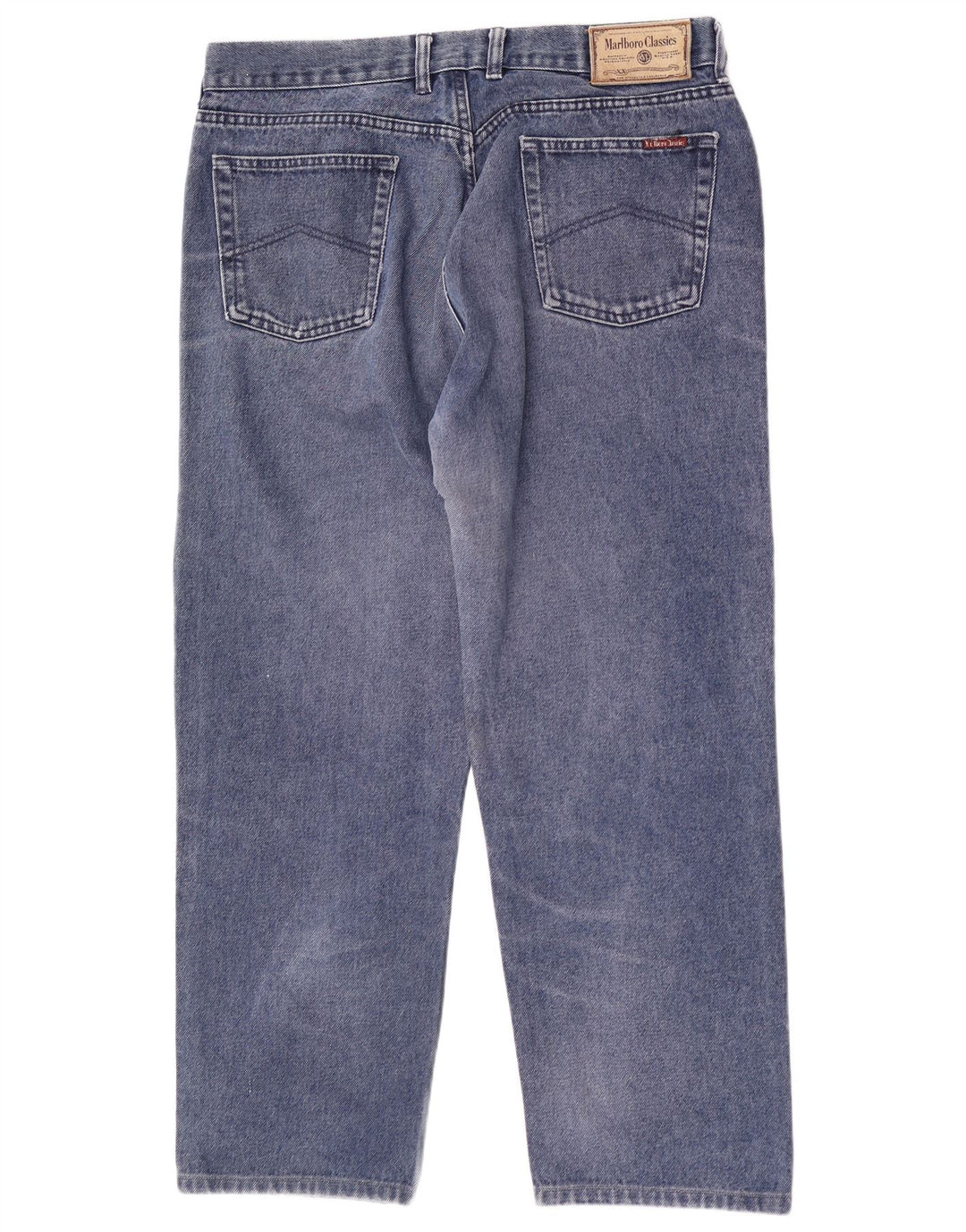 Marlboro Classics Mens Loose Jeans W38 L28 Blue Cotton