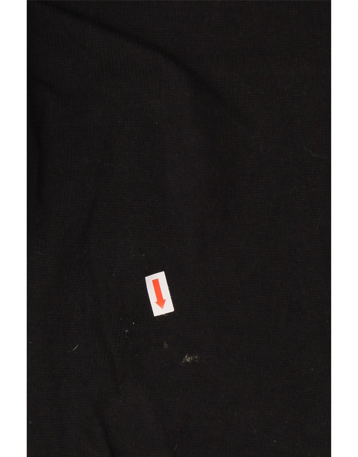 IZOD Mens V-Neck Jumper Sweater XL Black Argyle/Diamond Cotton Vintage Izod and Second-Hand Izod from Messina Hembry 