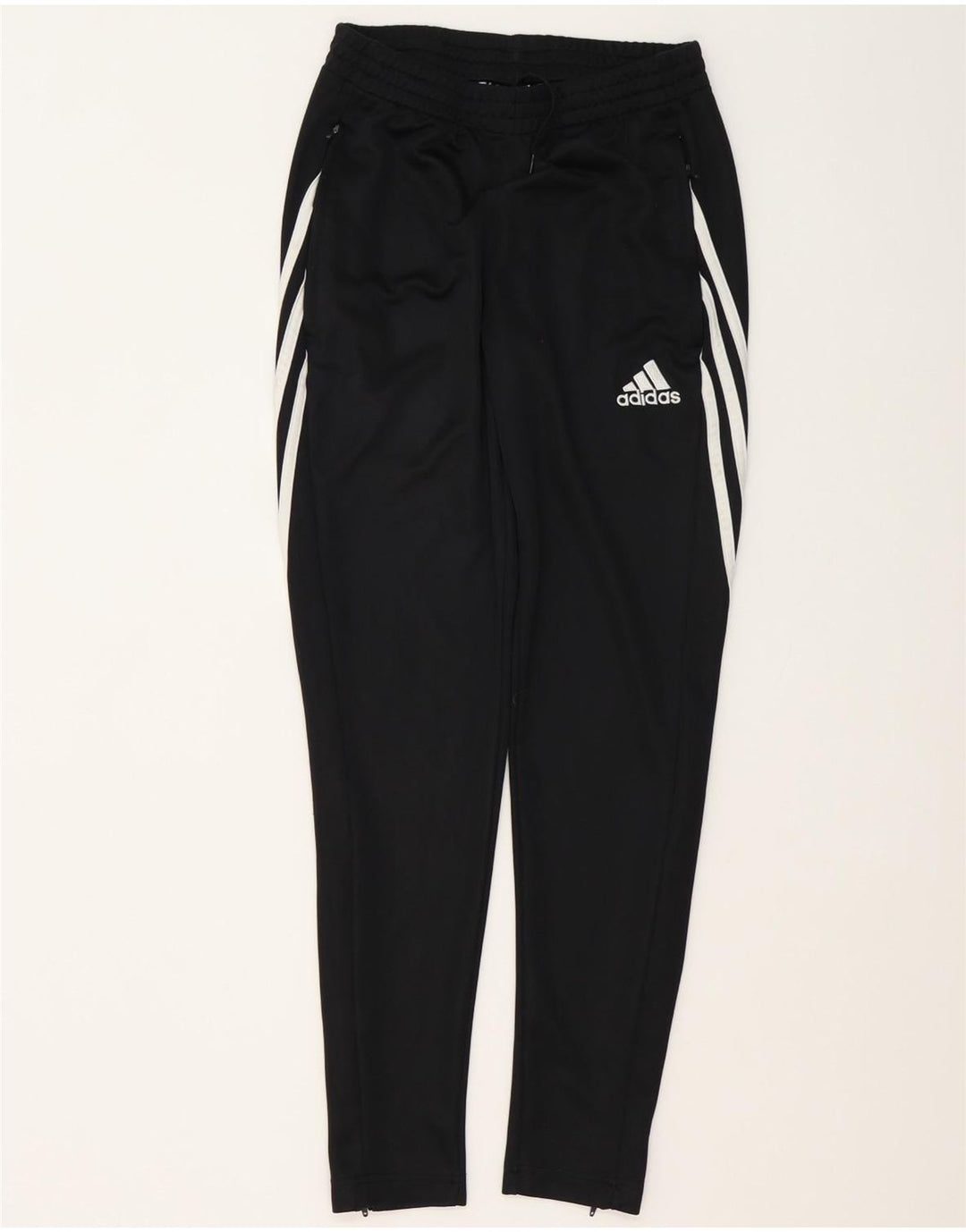 Adidas Mens Climalite Tracksuit Trousers Small Black Polyester