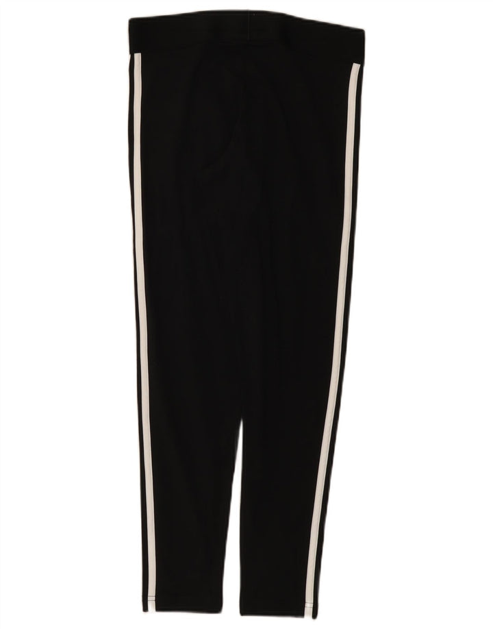 Adidas Womens Leggings UK 12/14 Medium Black Cotton
