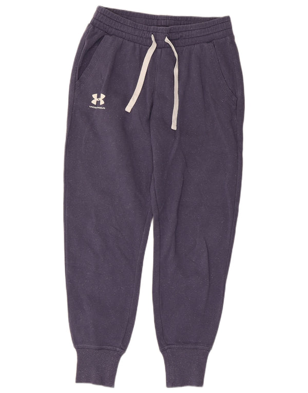 Under Armour Womens Tracksuit Trousers Joggers UK 10 Small Navy Blue