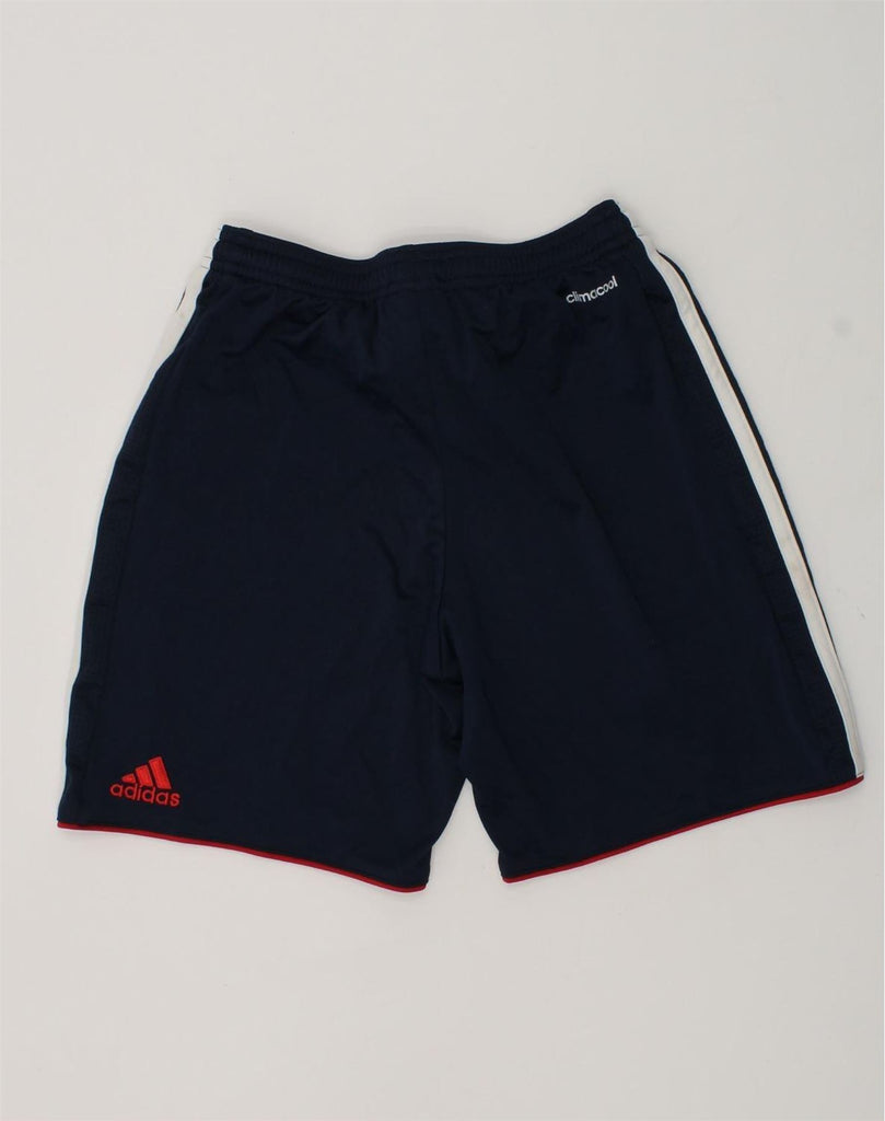 ADIDAS Boys Climalite Sport Shorts 11-12 Years Medium  Navy Blue Polyester | Vintage Adidas | Thrift | Second-Hand Adidas | Used Clothing | Messina Hembry 