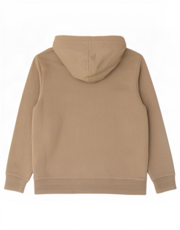 Weird Fish Mens Zip Hoodie Sweater XL Beige Cotton