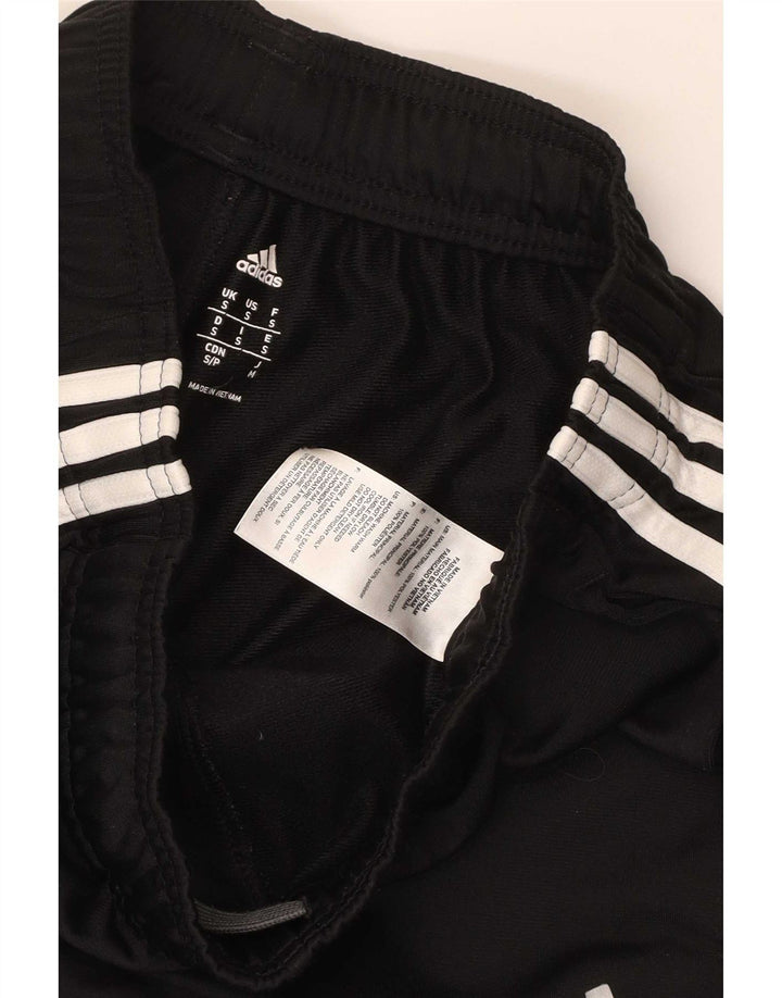 Adidas Mens Tracksuit Trousers Small Black Polyester