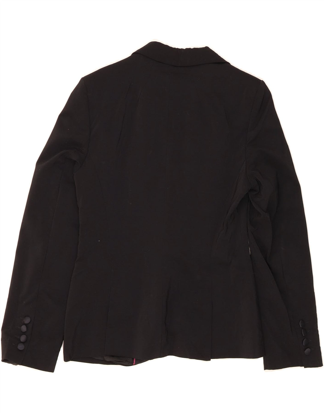 OASIS Womens 1 Button Blazer Jacket UK 12 Medium Black Wool Vintage Oasis and Second-Hand Oasis from Messina Hembry 