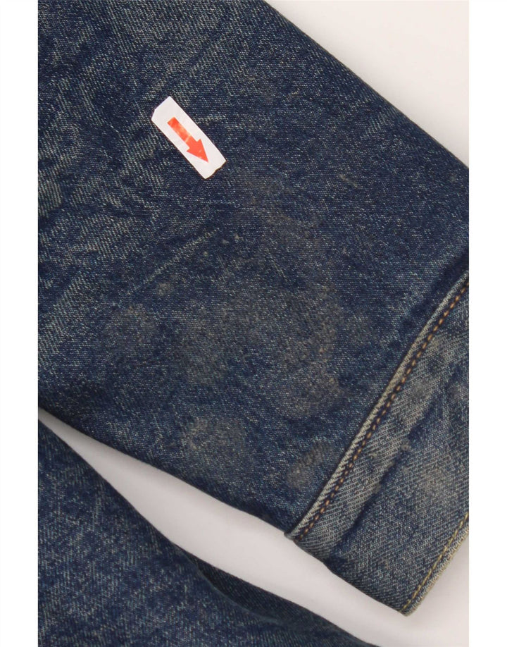 Levi's Mens Denim Sherpa Jacket UK 40 Large Blue Cotton
