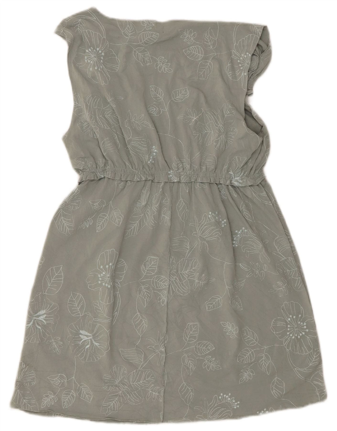 BCBGMAXAZRIA Womens Tunic Top UK 14 Large Green Floral Polyester